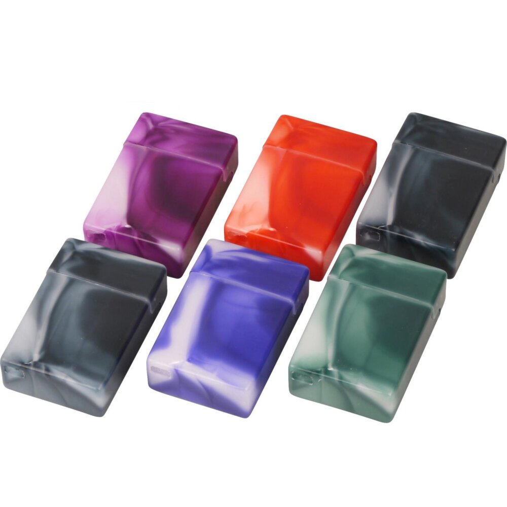 Zigarettenbox Kunststoff 20er grün