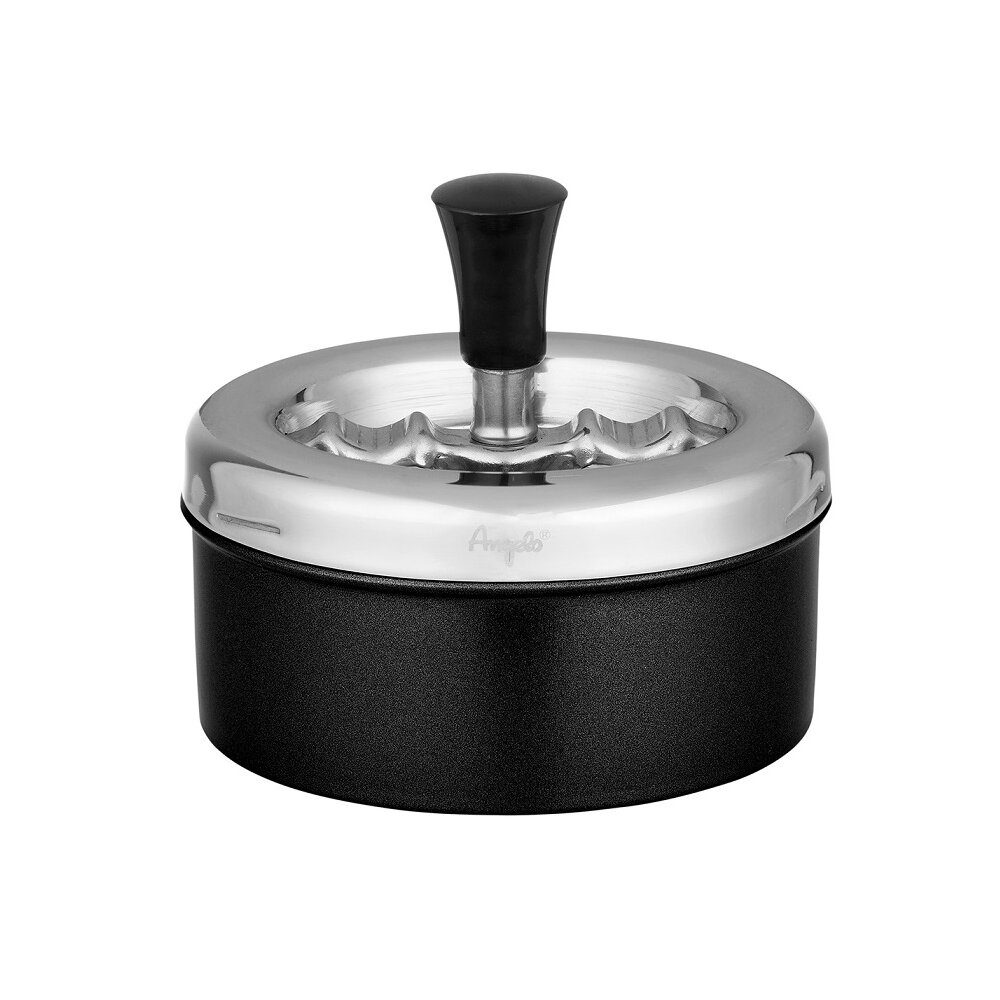 Drehascher Premium schwarz metallic 11cm