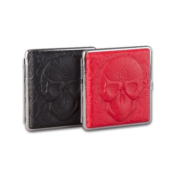 Champ Zigarettenetui Skull 20er rot