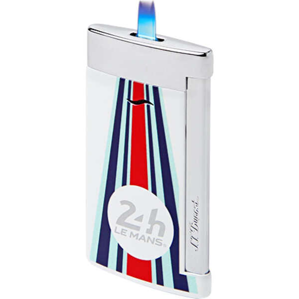 St.Dupont Feuerzeug Slim7 Le Mans weiß/chrom 027788