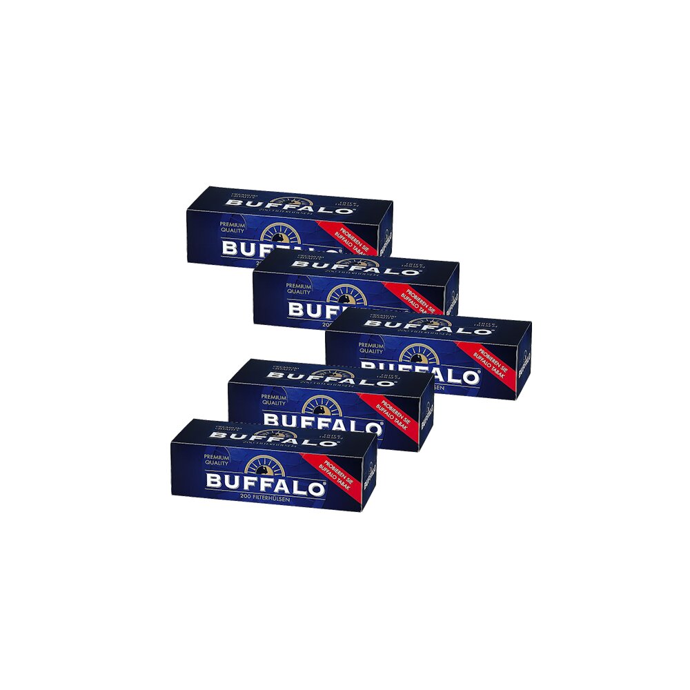 Buffalo King Size Hülsen 5x200er