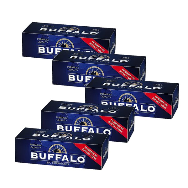 Buffalo King Size Hülsen 5x200er