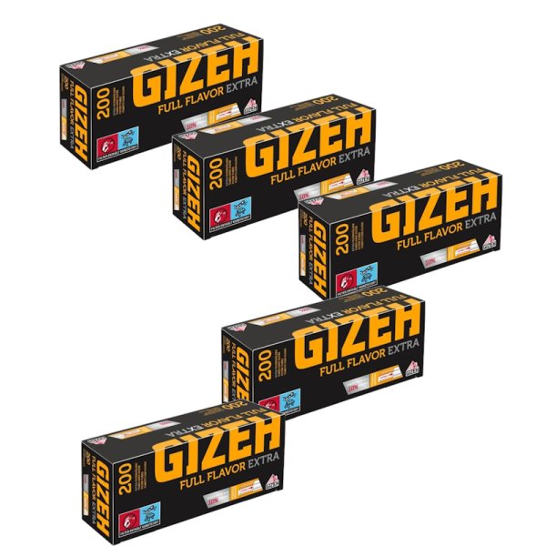 Gizeh Full Flavor Extra Hülsen 5x200er