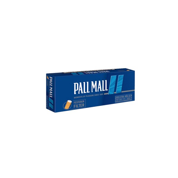 Pall Mall Blue Xtra Hülsen 5x200er