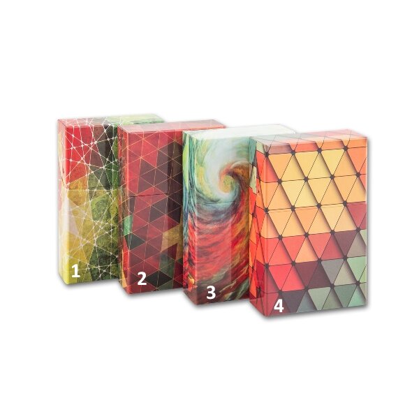 Zigarettenbox Metall Modern Art Motiv 3