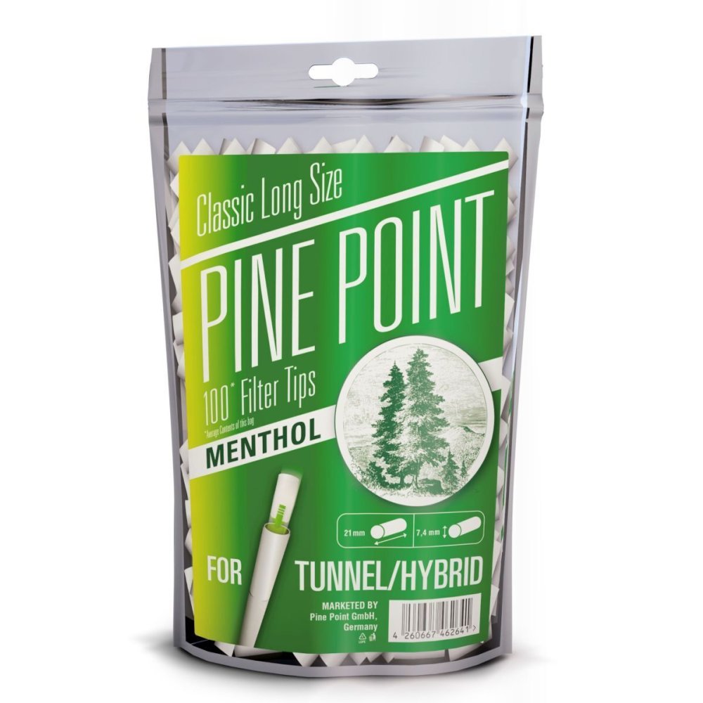 PINE POINT Menthol Filter Tips 7,4mm 100er