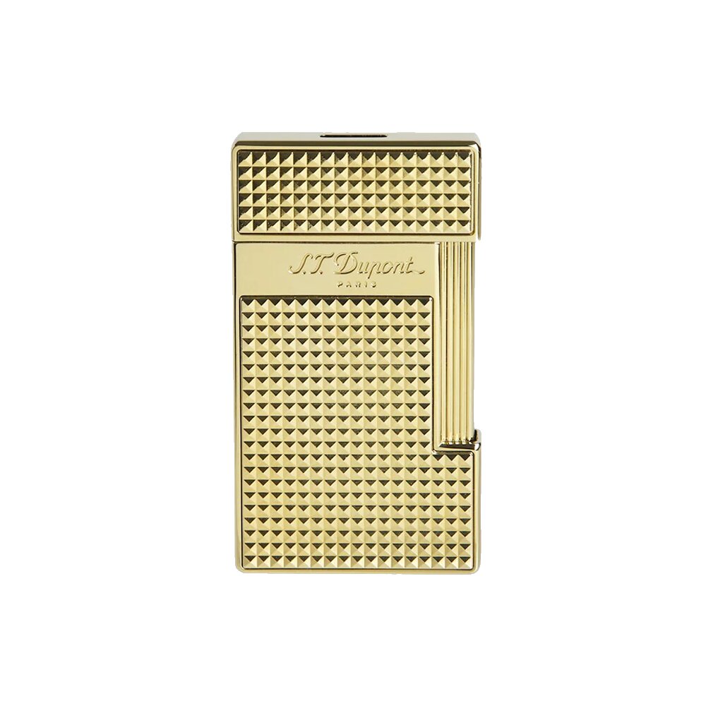 St.Dupont Feuerzeug Slimmy Diamond Gold 028009