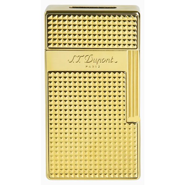 ST.DUPONT Feuerzeug Biggy Diamond gold 025009