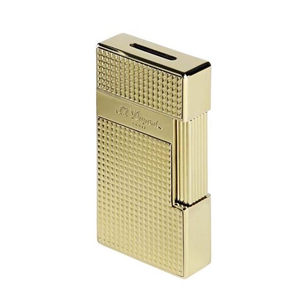 ST.DUPONT Feuerzeug Biggy Diamond gold 025009