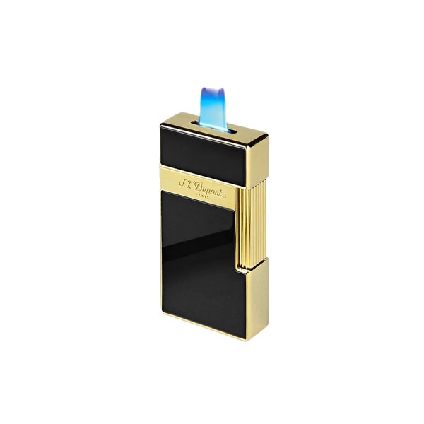 ST.DUPONT Feuerzeug Biggy Schwarzlack/Gold 025002