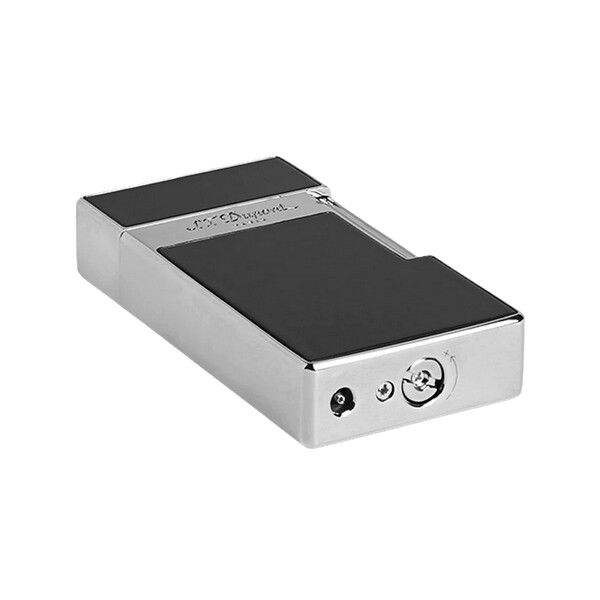 ST.DUPONT Feuerzeug Biggy Schwarzlack/Chrom 025001