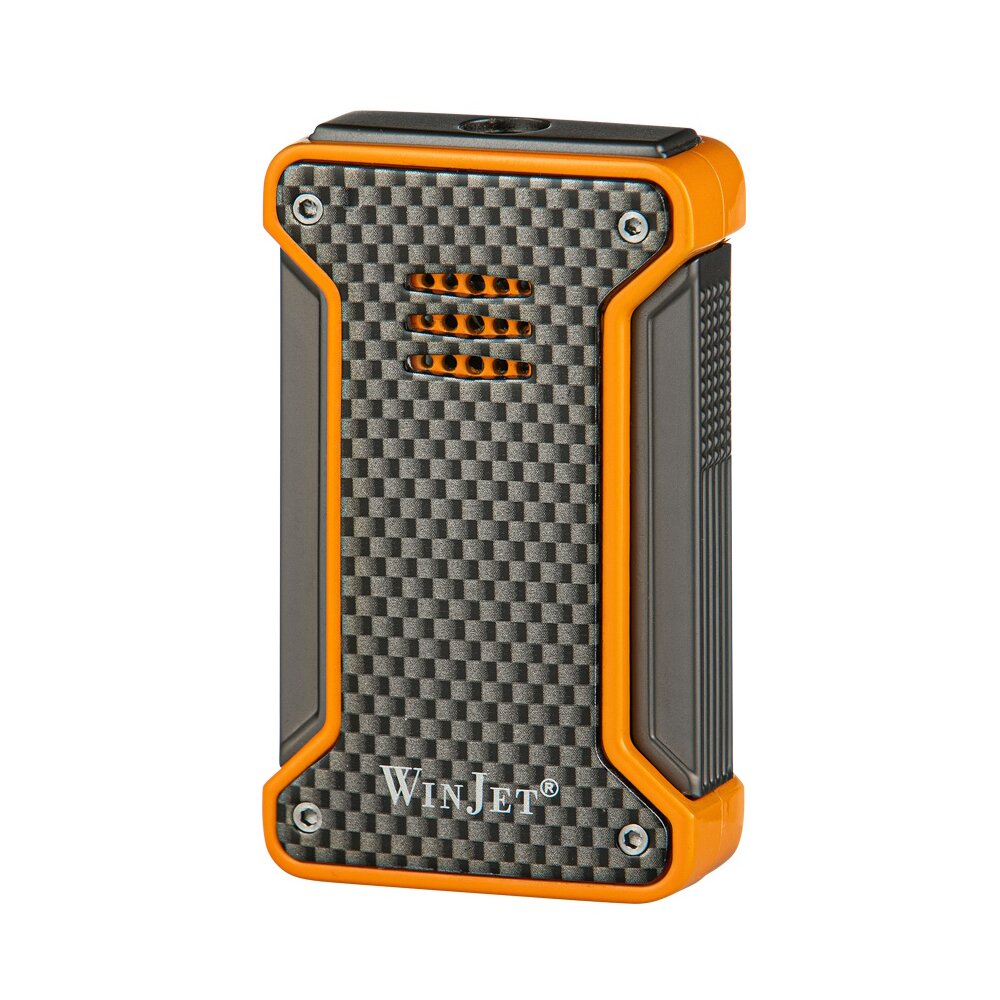 WINJET Feuerzeug Carbon orange