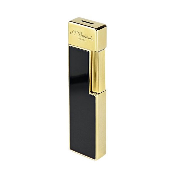 St.Dupont Feuerzeug Twiggy schwarz/gold 030002