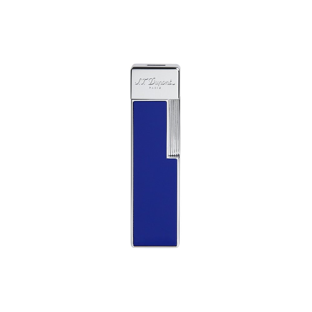 St.Dupont Feuerzeug Twiggy blau/chrom 030005