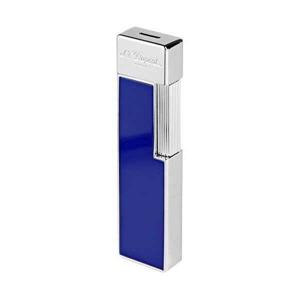 St.Dupont Feuerzeug Twiggy blau/chrom 030005