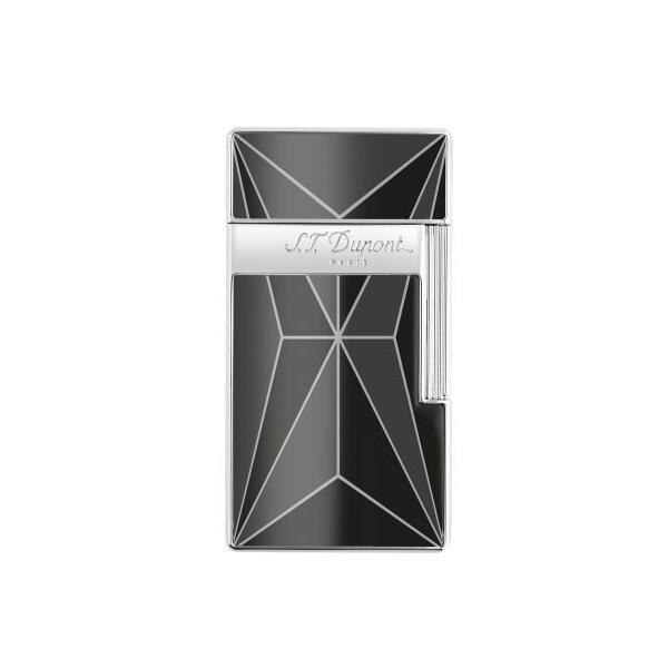 ST.DUPONT Feuerzeug Biggy Schwarz/Chrom 025070