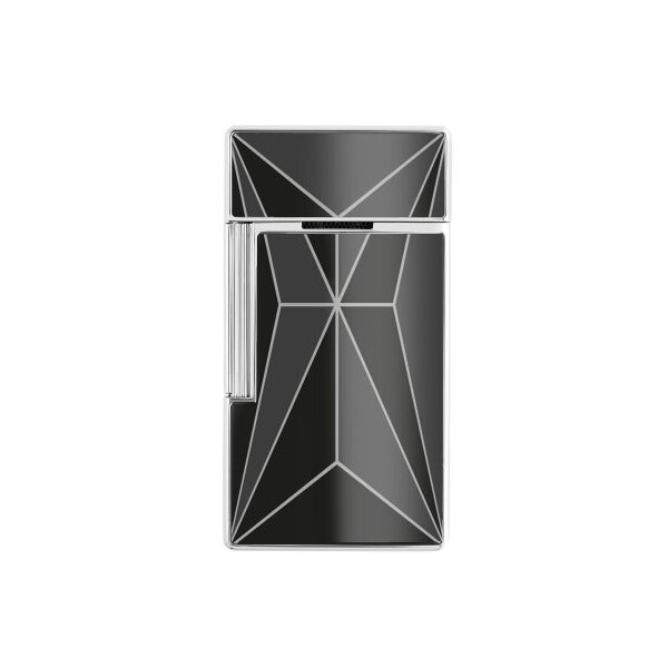 ST.DUPONT Feuerzeug Biggy Schwarz/Chrom 025070