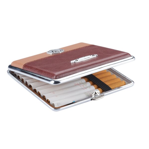 LAGUIOLE Zigarettenetui Brauntöne 20er Farb-Kombi 2