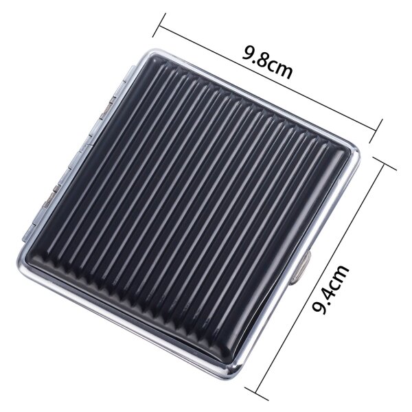 Champ Zigarettenetui Metall 20er schwarz