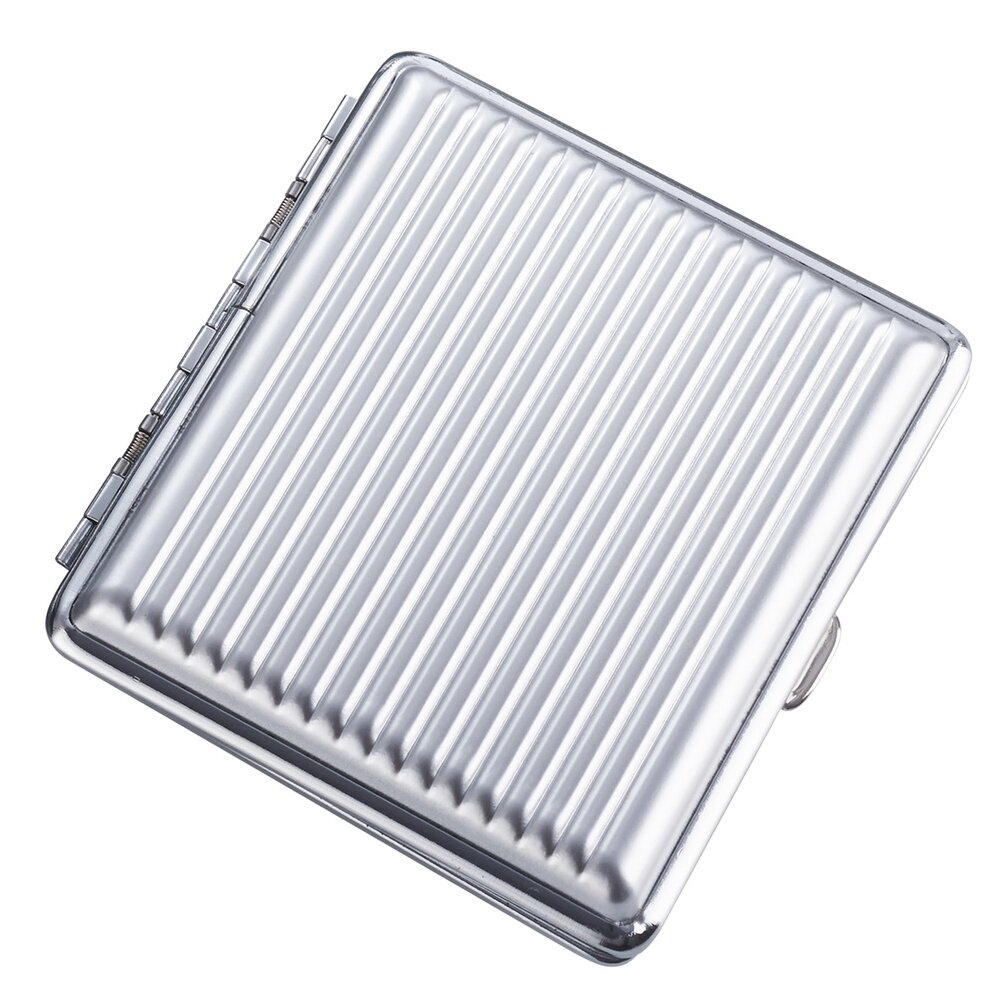 Champ Zigarettenetui Metall 20er silber