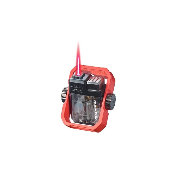 SILVERMATCH Feuerzeug Reykjavik rot