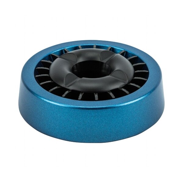 Ascher Metall blau/schwarz Sterneinsatz