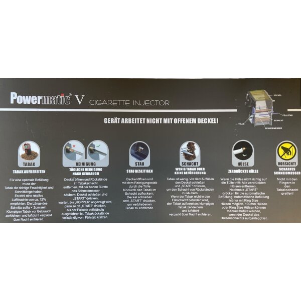 B-Stock Powermatic V electric filling machine, titanium