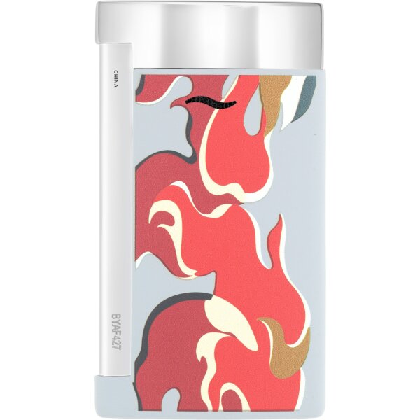 St.Dupont Feuerzeug Slim7 Camo Red/Chrome 0277551