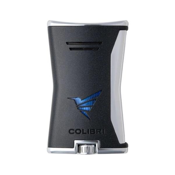 COLIBRI Feuerzeug Slim schwarz/chrom
