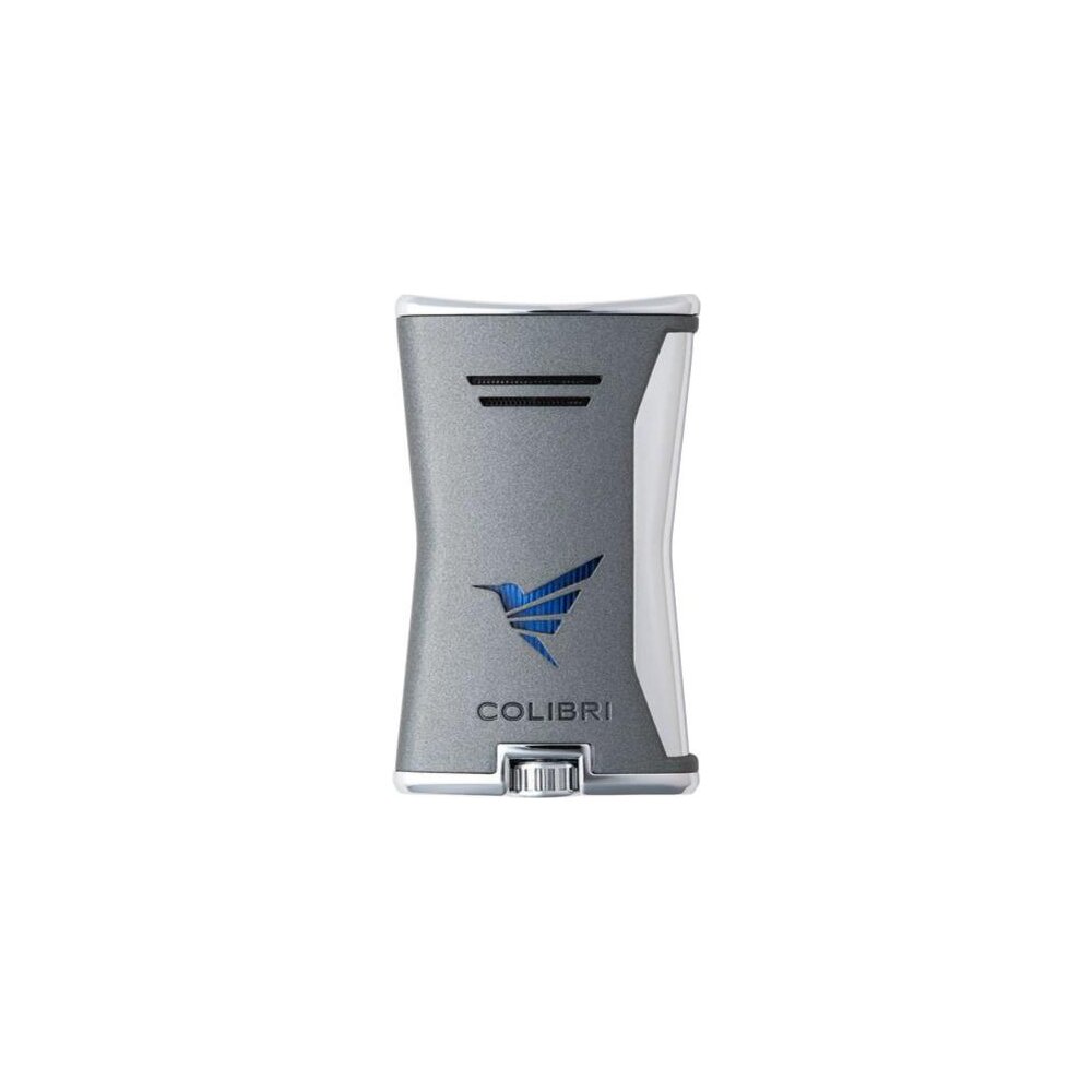 COLIBRI Feuerzeug Slim anthrazit/chrom