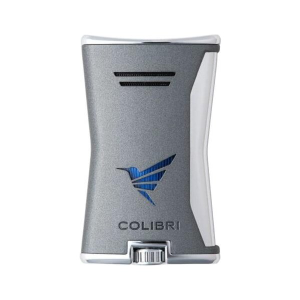 COLIBRI Feuerzeug Slim anthrazit/chrom