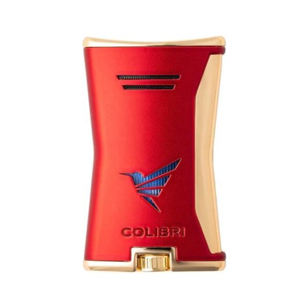 COLIBRI Feuerzeug Slim rot/gold