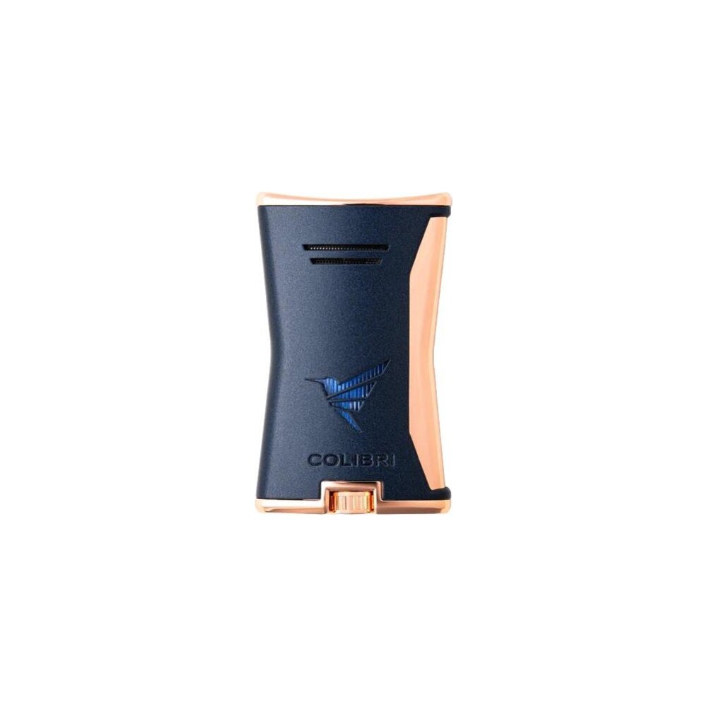 COLIBRI Feuerzeug Slim marine/gold