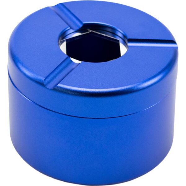 Ascher Aluminium mit Drehverschluss blau Ø 80mm, H...