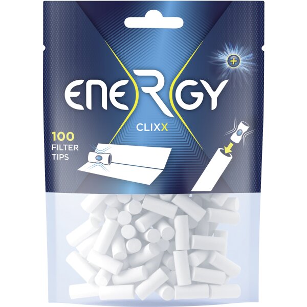 ENERGY+ Clixx Filter Tips 100 Filter pro Beutel
