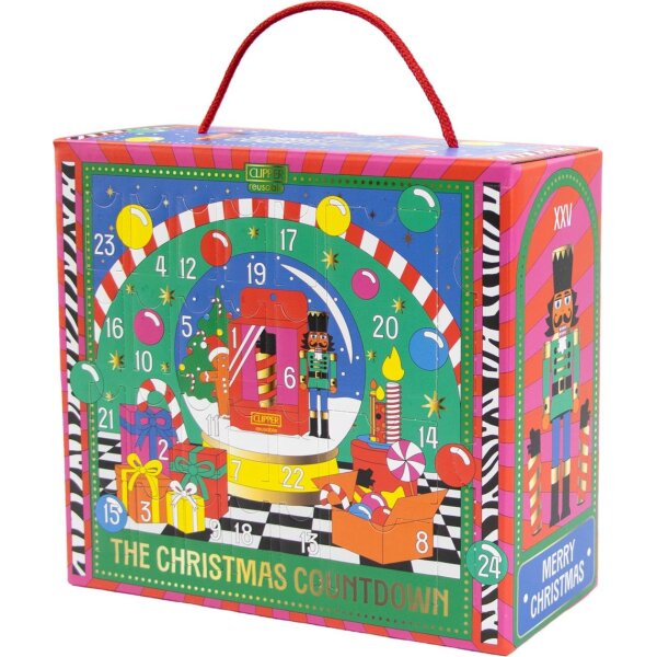 Clipper Adventskalender mit 17 Clipper Feuerzeugen