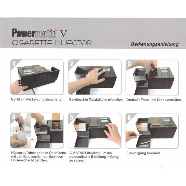 B-Ware Powermatic 5 Elektrische Stopfmaschine titan