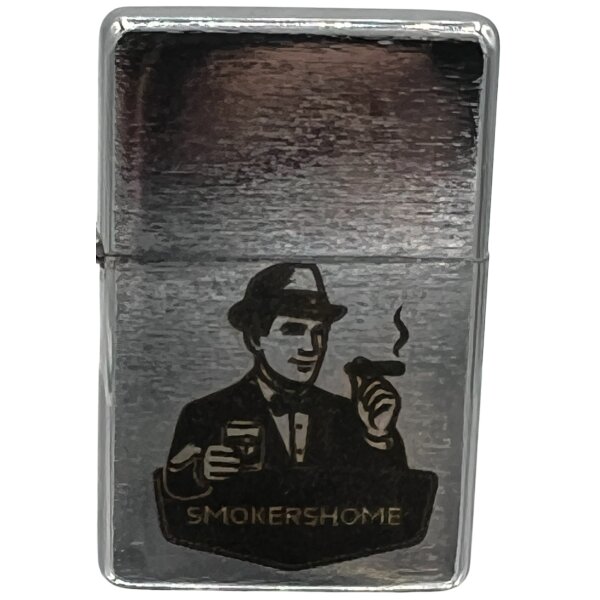 Graviertes Smokershome Sturmfeuerzeug (Aktion)