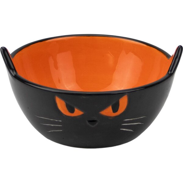 Windascher Keramik Angry Animal Katze schwarz