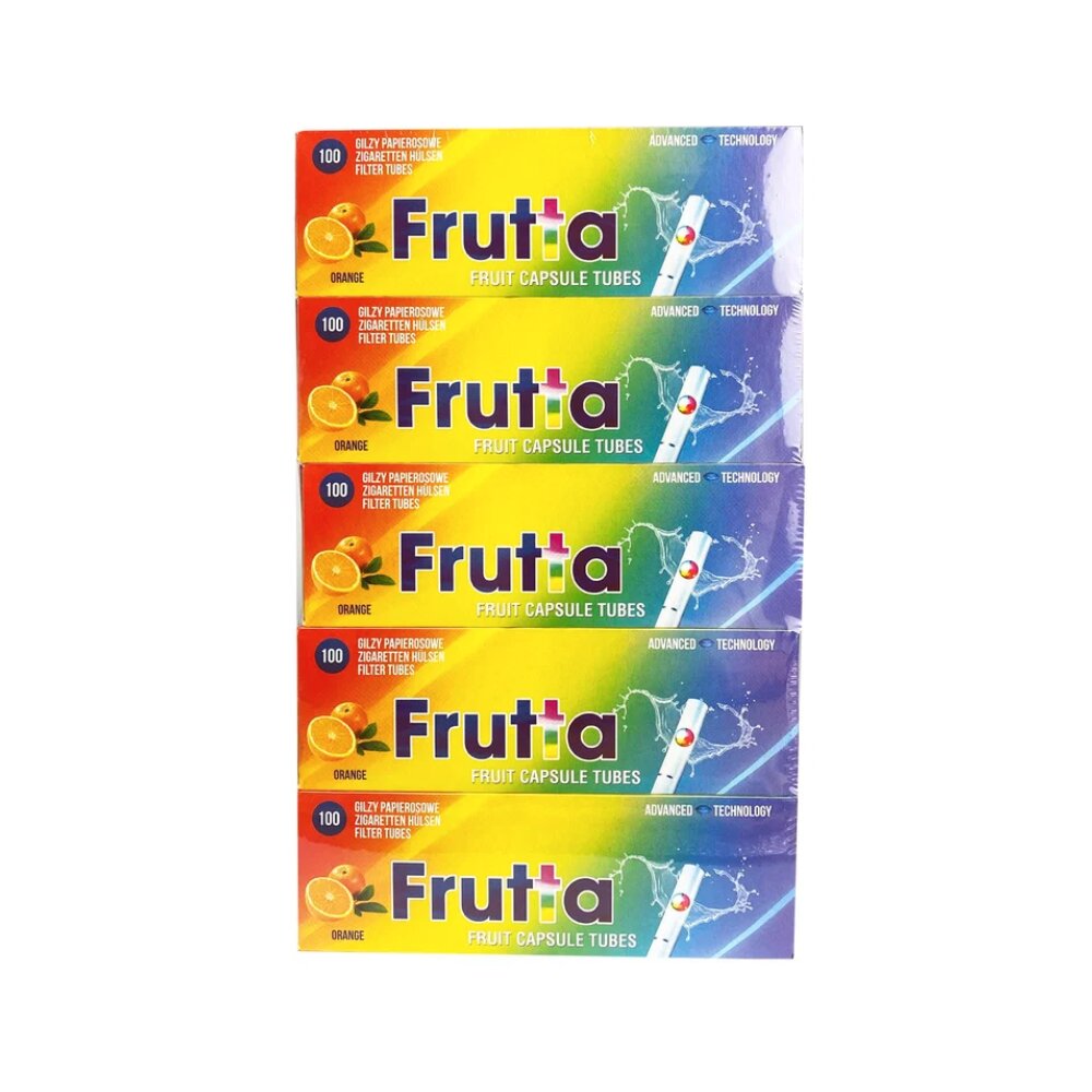 5x Frutta Hülsen Orange 100er