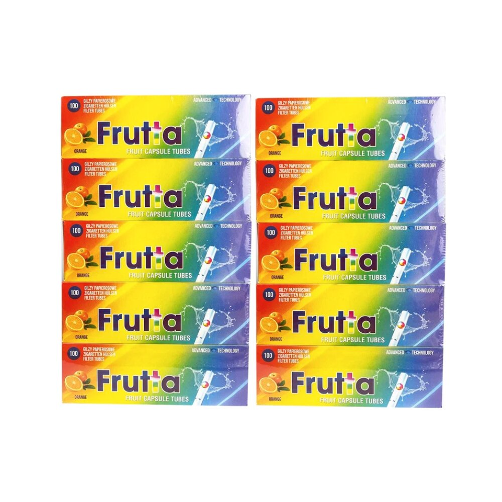 10x Frutta Hülsen Orange 100er