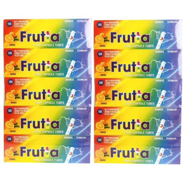 10x Frutta Hülsen Orange 100er