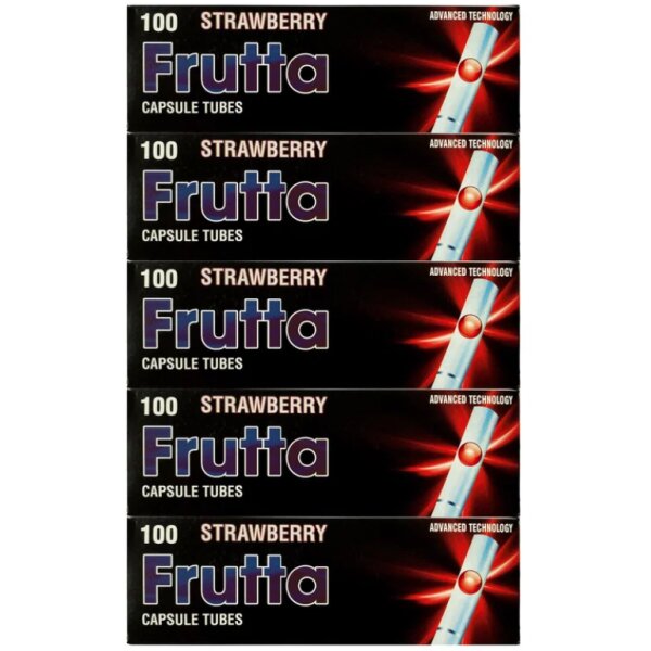 5x Frutta Hülsen Strawberry 100er