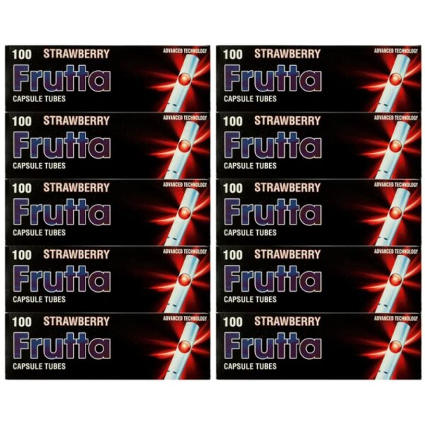 10x Frutta Hülsen Strawberry 100er
