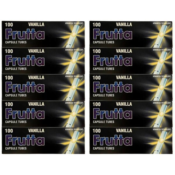 10x Frutta Hülsen Vanilla 100er